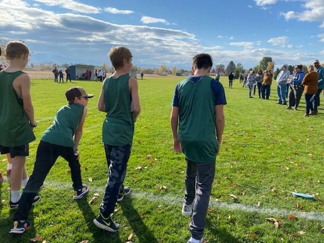 The boys ready to run in Corvallis