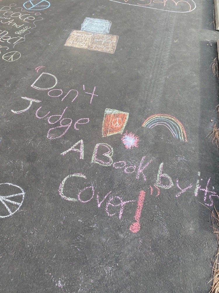 sidewalk mural