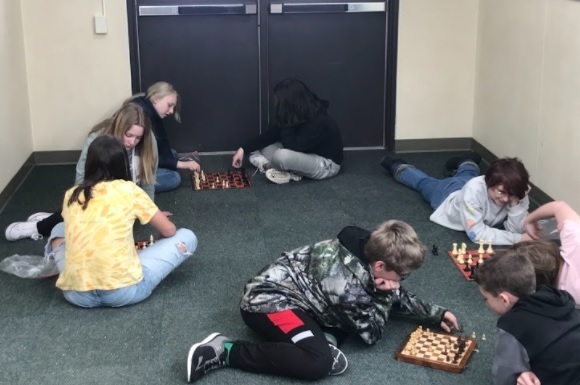 Hallway chess tournament! 