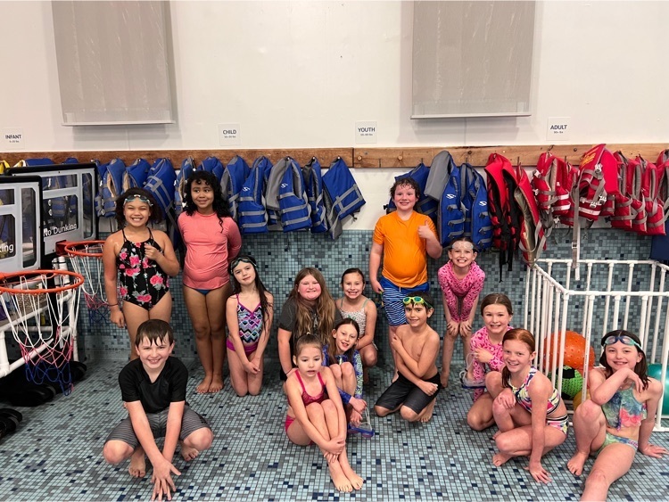 Miss Allen’s 3rd grade class at Swimming Safety.