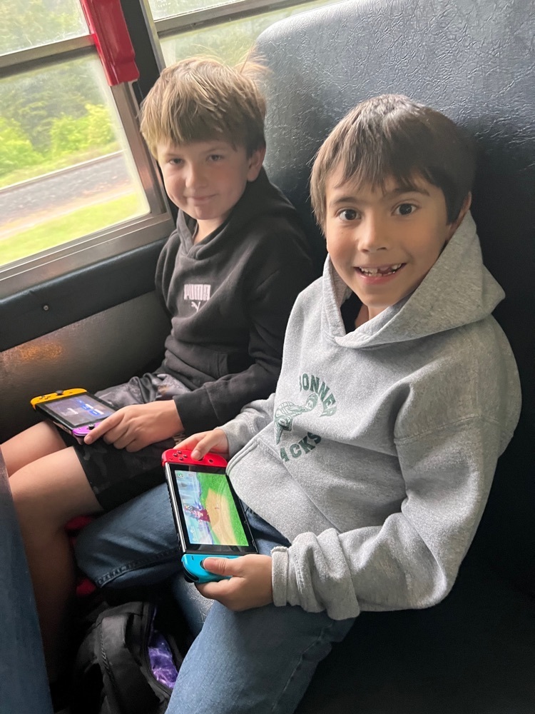 Fun on the ride to and from Philipsburg on the bus.
