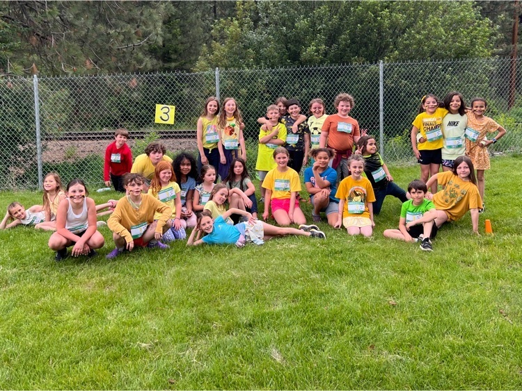 3rd grade ready for the Grit Run!